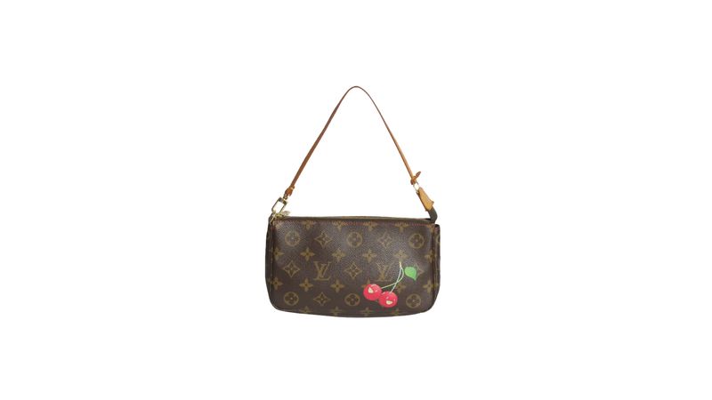 Bolsa Louis Vuitton Canvas Pochette Cherry | Brechó de luxo