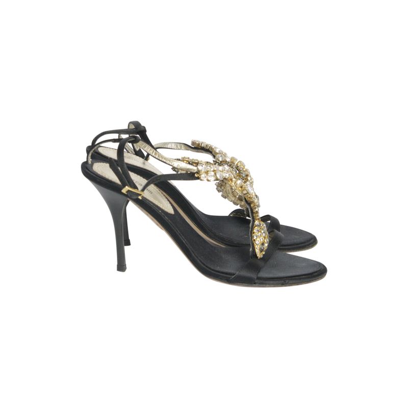 Sandalia-de-Salto-Roberto-Cavalli-Cobra-com-Pedrarias