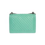 Bolsa-Chanel-Boy-Couro-Turquesa