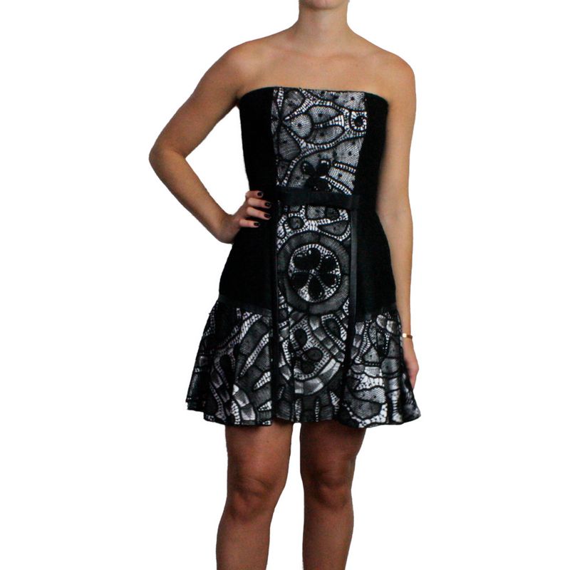 Vestido-Martha-Medeiros-Preto-e-Branco-com-Laco