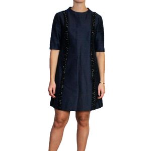 Vestido Stella McCartney Azul com Pedrarias