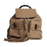Mochila-Gucci-Bamboo-Caramelo