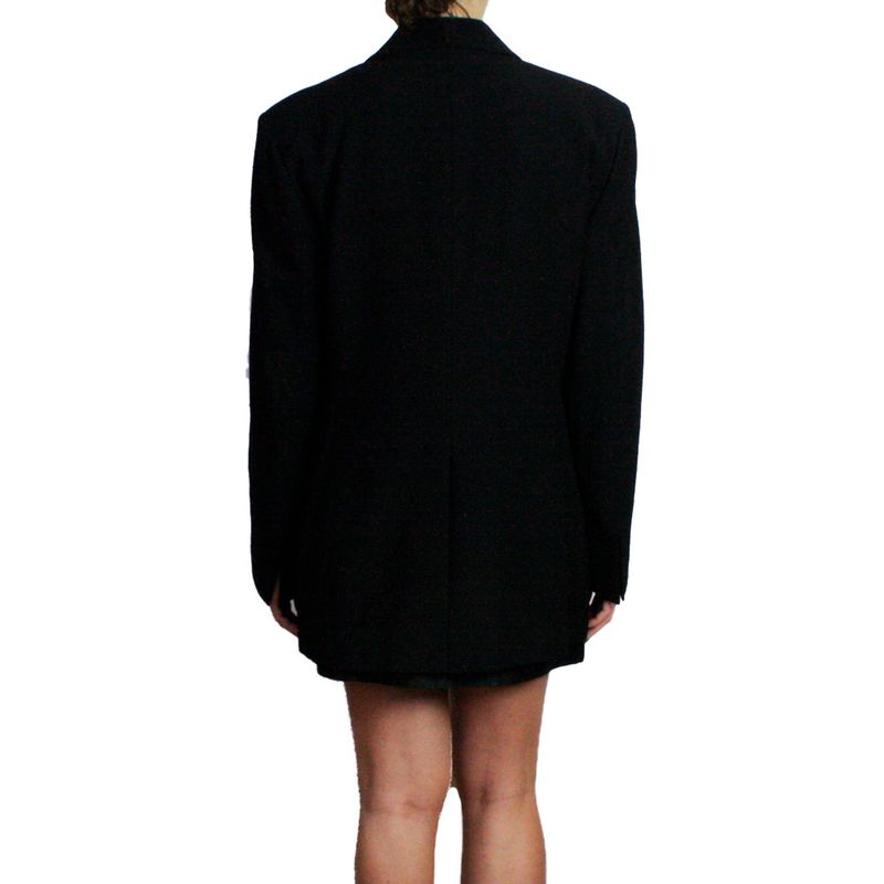 Blazer-Gucci-Preto-com-Lapela-em-Cetim