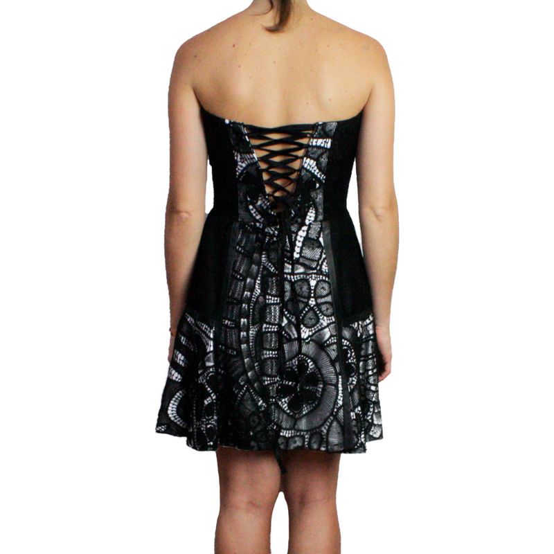 Vestido-Martha-Medeiros-Preto-e-Branco-com-Laco