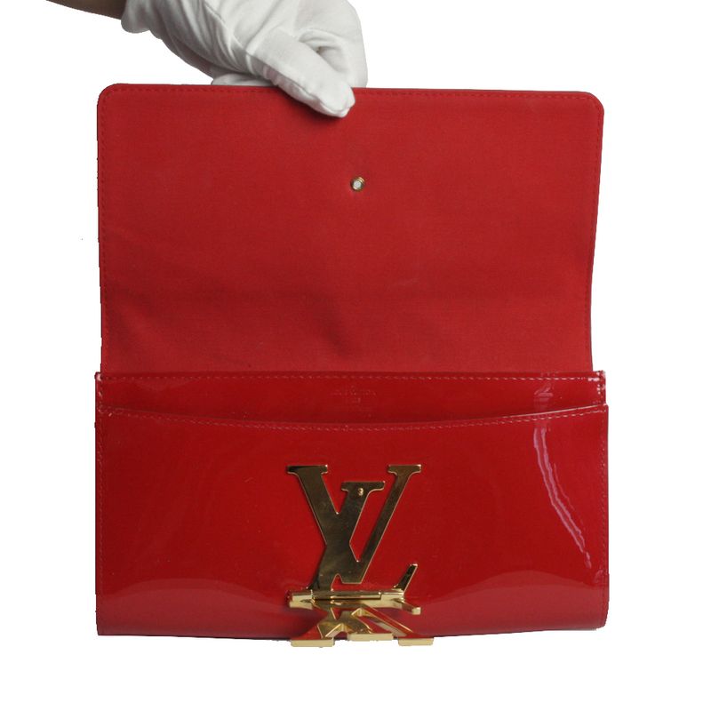 Clutch-Louis-Vuitton-Verniz-Vermelha