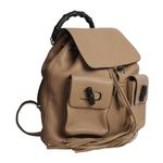 Mochila-Gucci-Bamboo-Caramelo