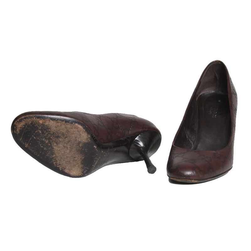 Pump-Gucci-Guccissima-Marrom-5