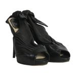 Sandalia-de-Salto-Christian-Dior-Couro-Preto