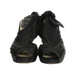 Sandalia-de-Salto-Christian-Dior-Couro-Preto