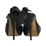 Sandalia-de-Salto-Christian-Dior-Couro-Preto