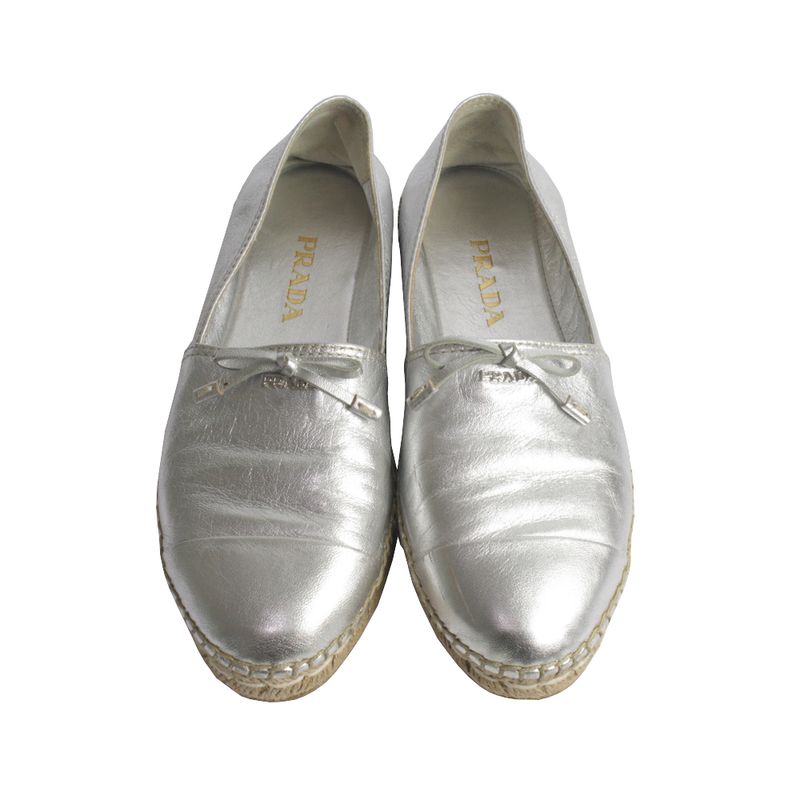 Slipper-Prada-Prata-Sola-de-Palha