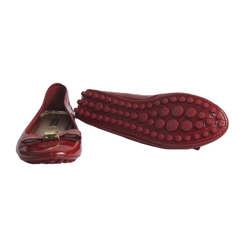 Sapatilha-Louis-Vuitton-Verniz-Vermelha