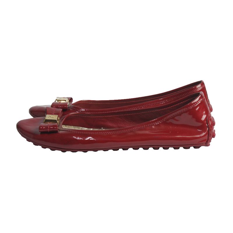 Sapatilha-Louis-Vuitton-Verniz-Vermelha