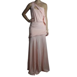 Vestido Priscilla França Longo Rosado
