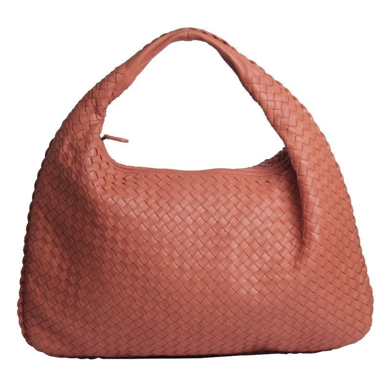 Bolsa-Bottega-Veneta-Hobo-Intrecciato-Rosa-Seco