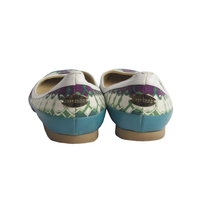 Sapatilha-Jimmy-Choo-Tecido-Estampada