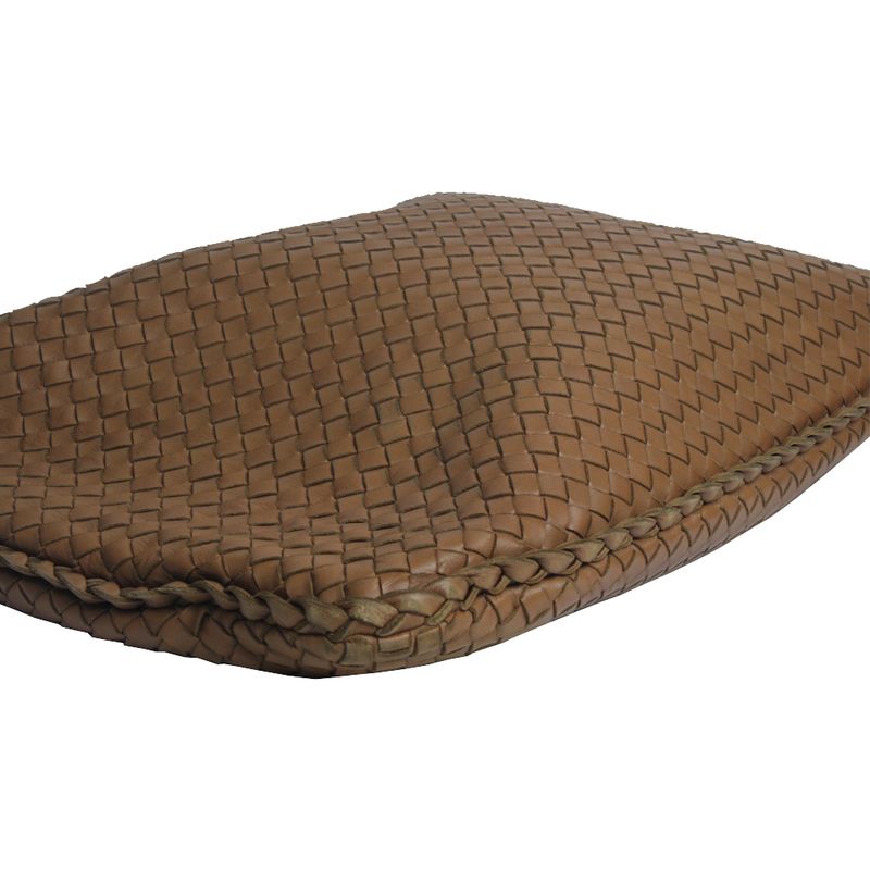 Bolsa-Bottega-Veneta-Hobo-Intrecciato-Caramelo