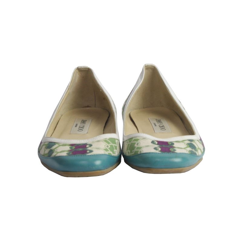 Sapatilha-Jimmy-Choo-Tecido-Estampada