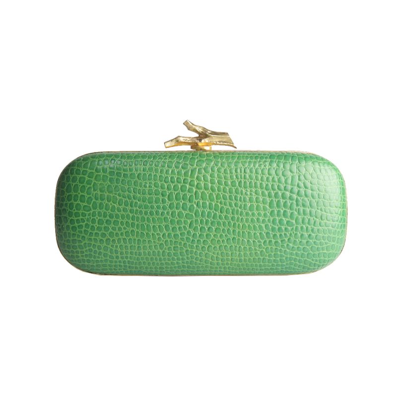 Carteira-Diane-Von-Furstenberg-Verde-Fecho-Galho