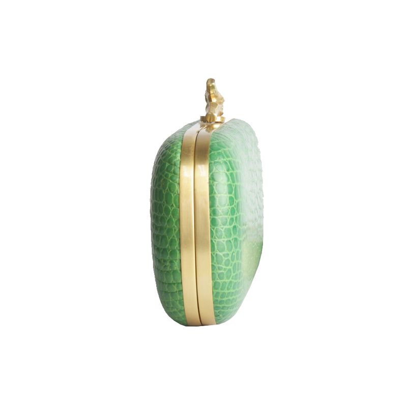 Carteira-Diane-Von-Furstenberg-Verde-Fecho-Galho