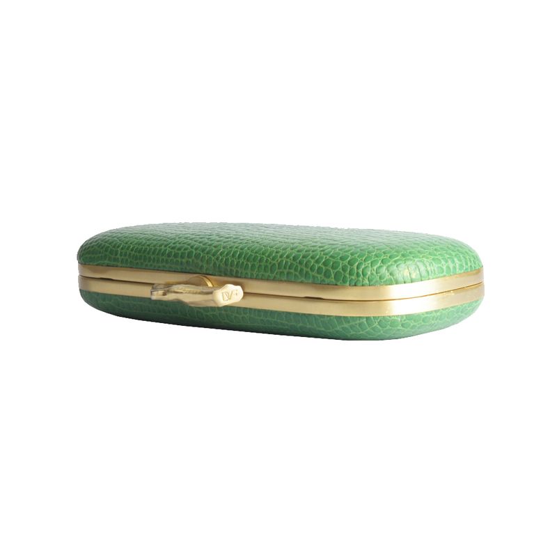 Carteira-Diane-Von-Furstenberg-Verde-Fecho-Galho