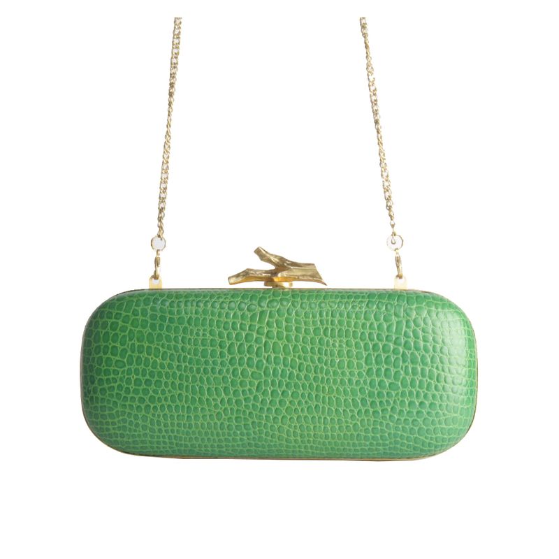 Carteira-Diane-Von-Furstenberg-Verde-Fecho-Galho