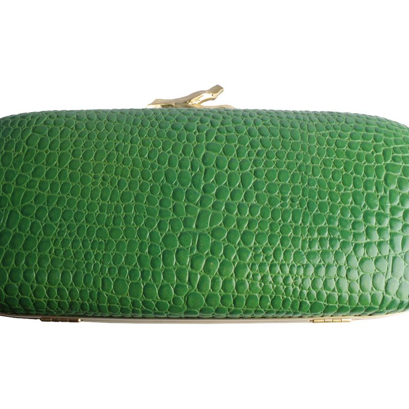 Carteira-Diane-Von-Furstenberg-Verde-Fecho-Galho