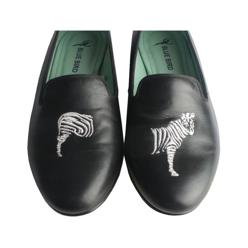 Loafer-Blue-Bird-Zebra-Couro-Preto