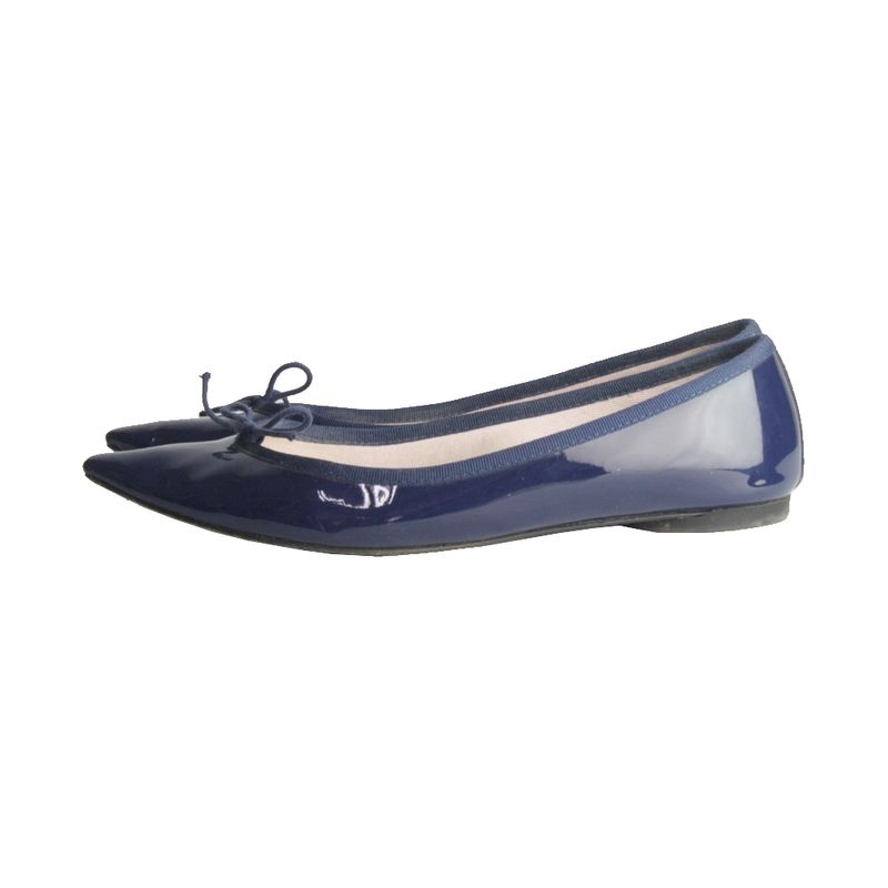 Sapatilha-Repetto-Bico-Fino-Verniz-Azul