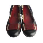 Sapatilha-Bally-Couro-Preto-e-Laco-Vermelho
