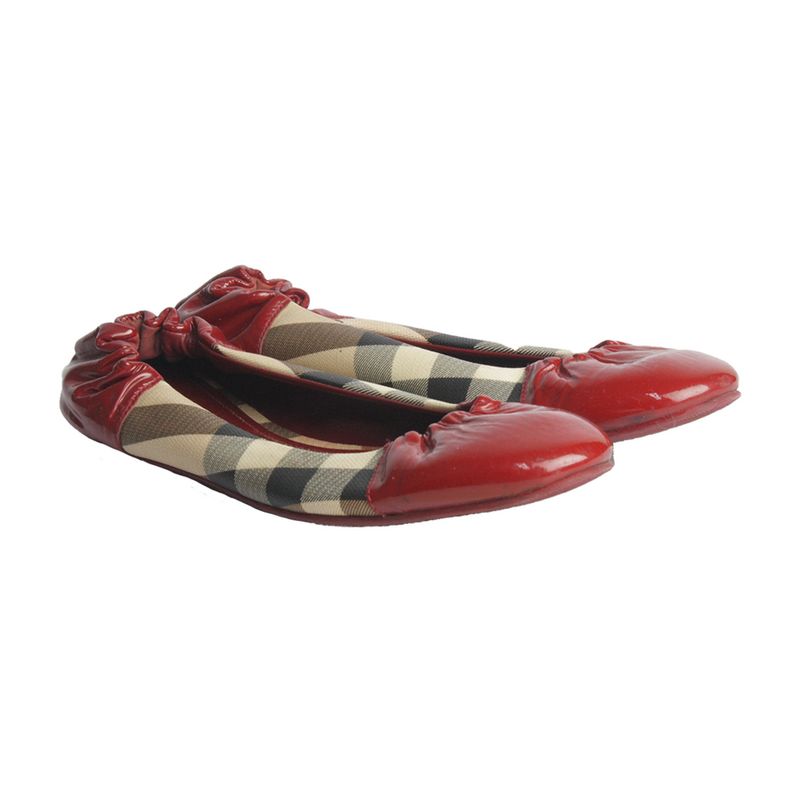 Sapatilha-Burberry-Verniz-Vermelho