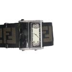 Relogio-Fendi-Tecido-Metal-Prata-Brilhantes