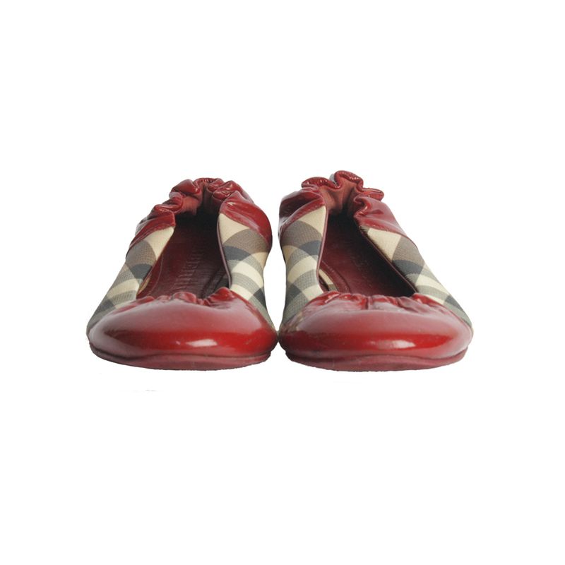 Sapatilha-Burberry-Verniz-Vermelho