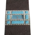Relogio-Valentino-Pulseira-Couro-Marrom-e-Pedraria-Turquesa