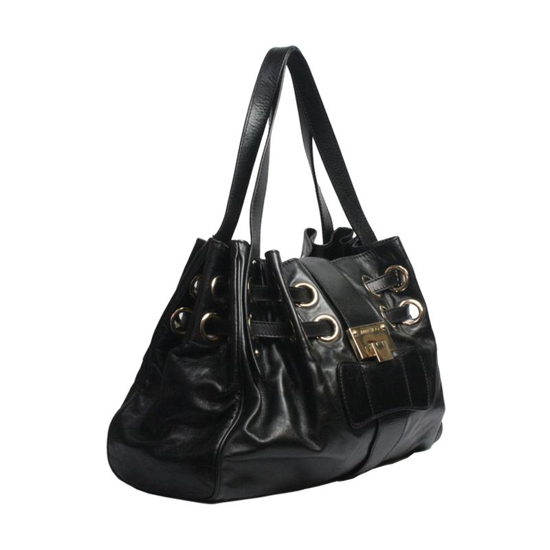 Bolsa-Jimmy-Choo-Couro-Preto