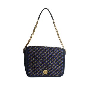 Bolsa Marc By Marc Jacobs Azul Bordada