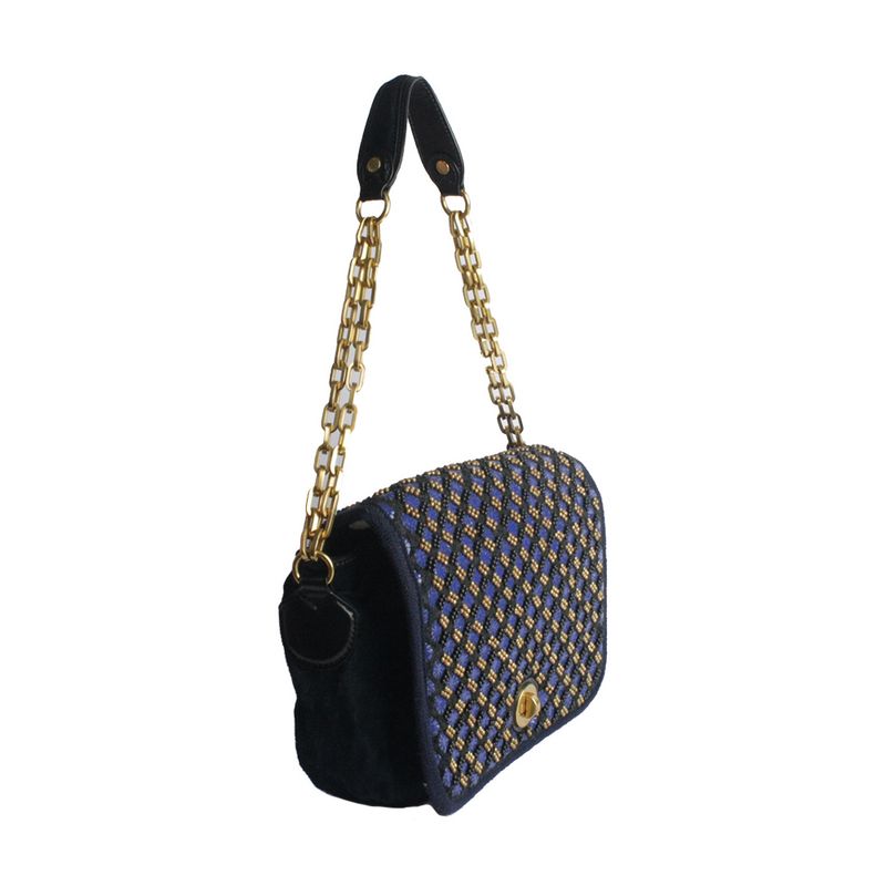 Bolsa-Marc-By-Marc-Jacobs-Azul-Bordada