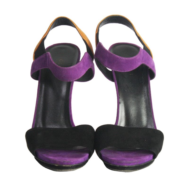 Sandalia-Gucci-Colorida-Salto-Laranja-Metalizado