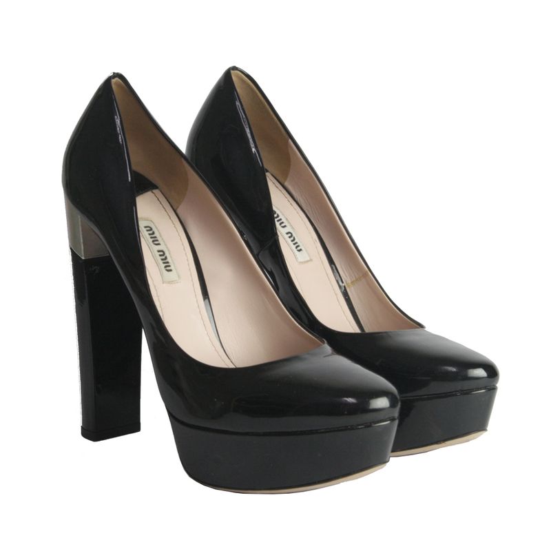 Peep-Toe-Miu-Miu-Preto-Verniz-Salto-Prata