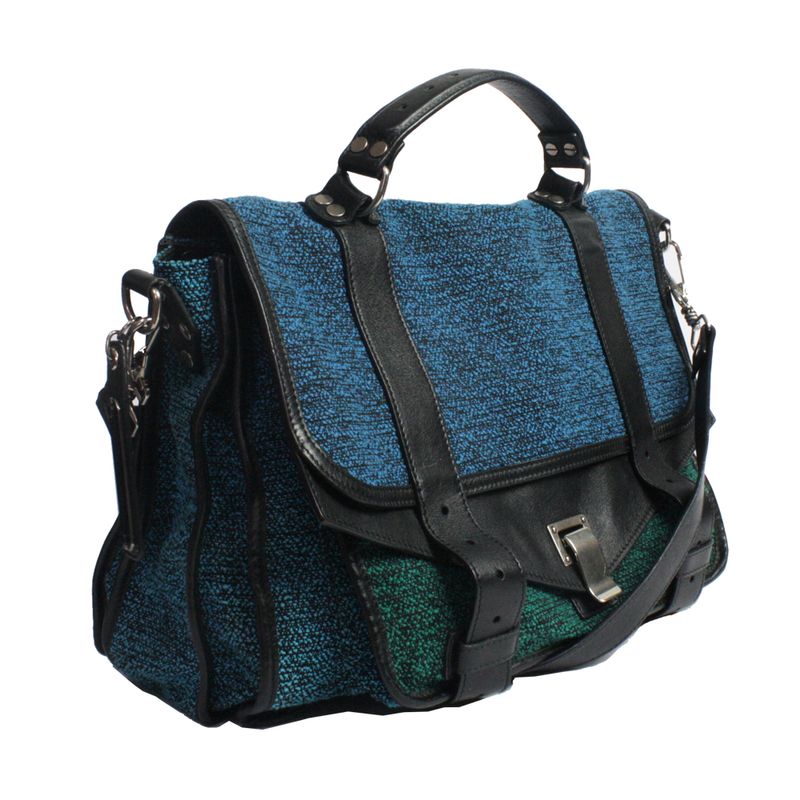 Bolsa-Proenza-Schouler-Tecido-Azul-e-Verde