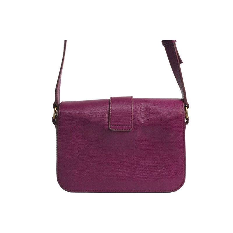 Bolsa-Yves-Saint-Laurent-Roxa-Transpassada
