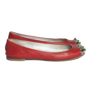Sapatilha Giuseppe Zanotti Vermelha com Spikes