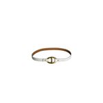 Pulseira-Hermes-Granville-Leather-Bracelet-Branca