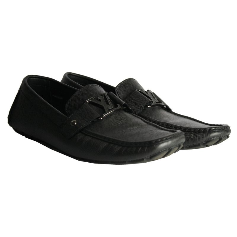 Mocassim-Louis-Vuitton-Couro-Preto