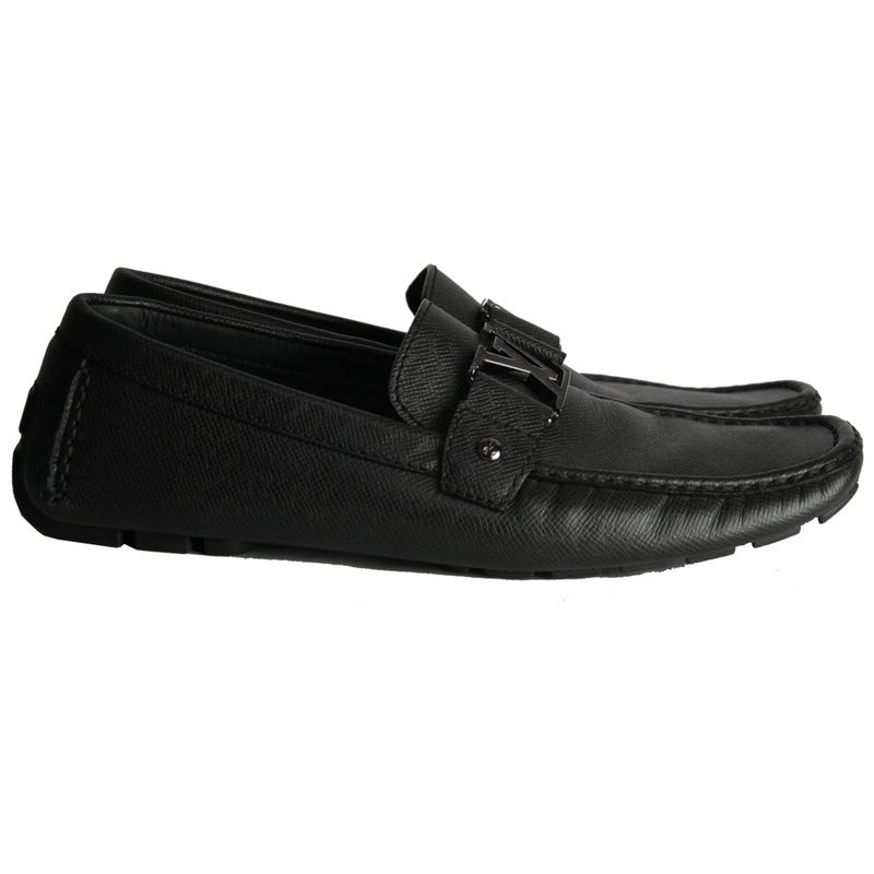 Mocassim-Louis-Vuitton-Couro-Preto