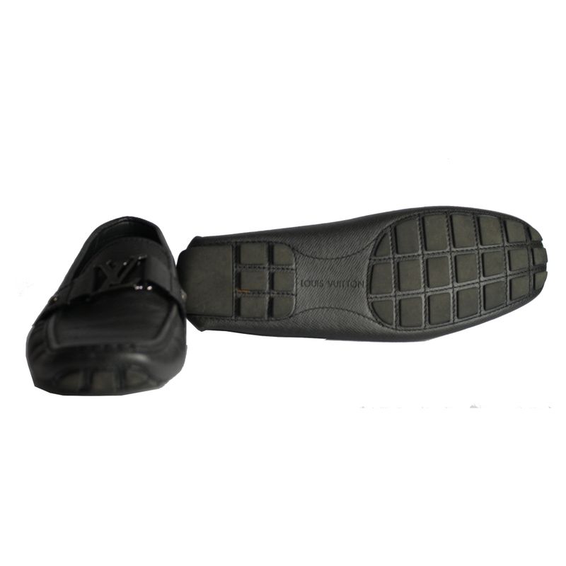 Mocassim-Louis-Vuitton-Couro-Preto