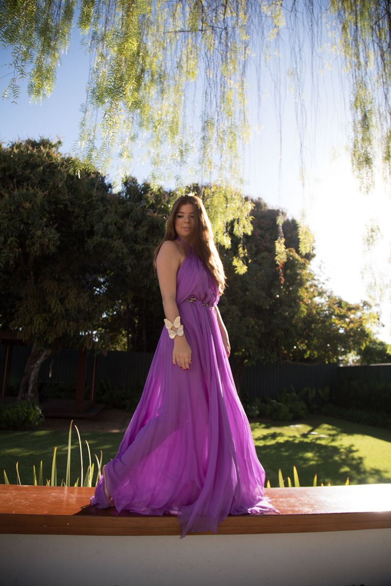 Vestido-Blumarine-Roxo