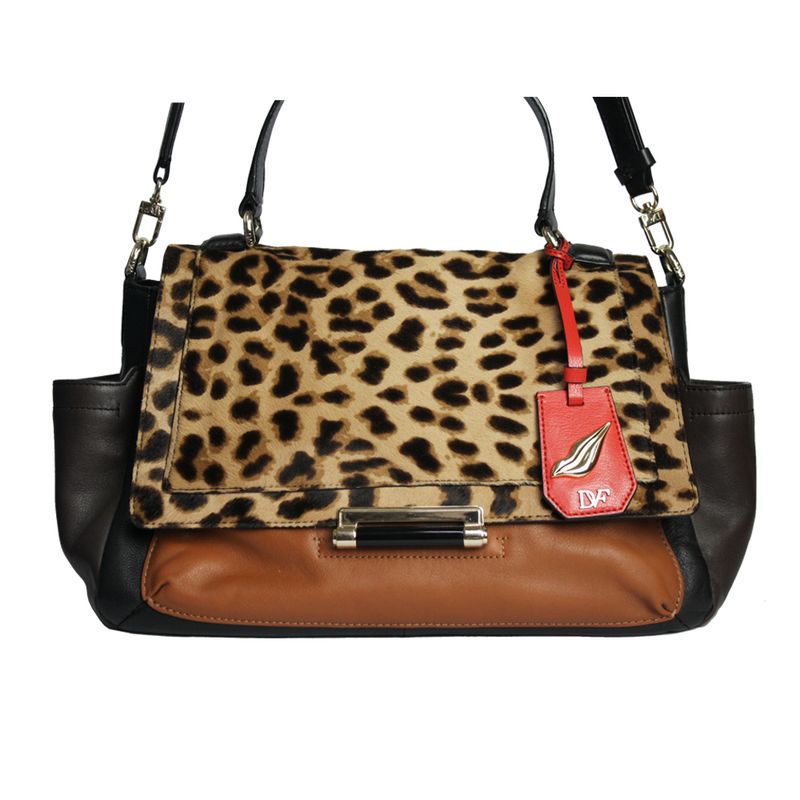 Bolsa-Diane-Von-Furstenberg-Couro-Bicolor-com-Onca