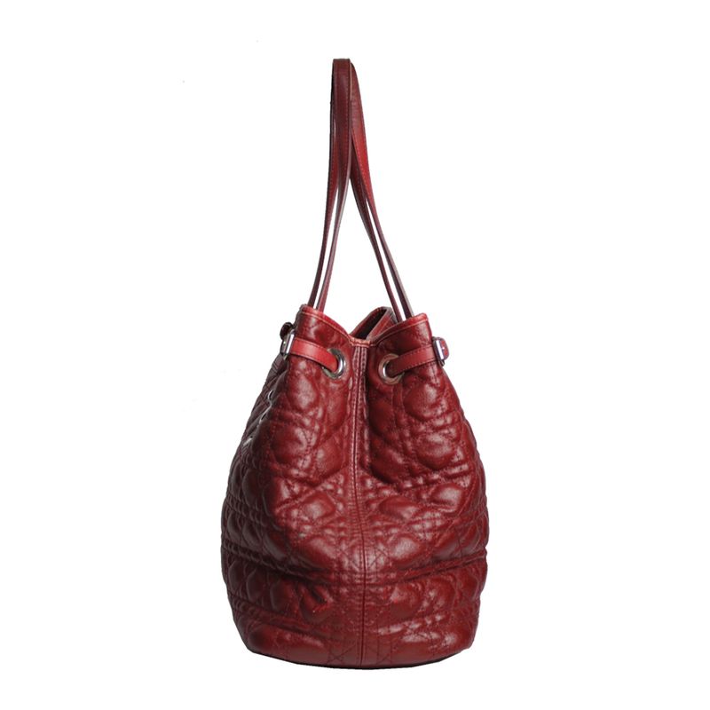Bolsa-Christian-Dior-Cannage-Panarea-Vermelha