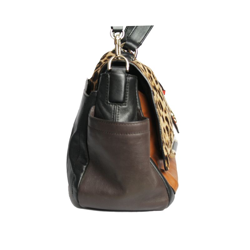 Bolsa-Diane-Von-Furstenberg-Couro-Bicolor-com-Onca